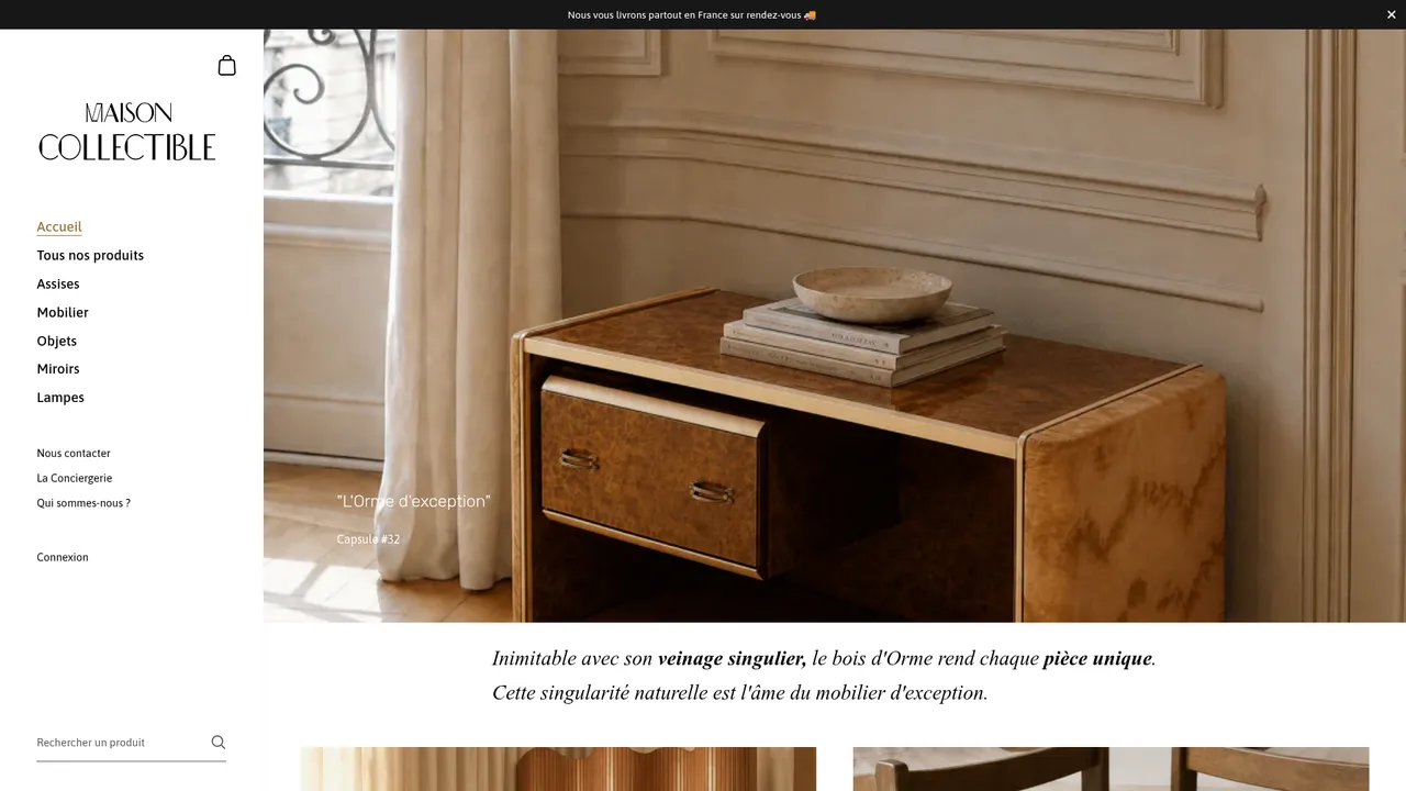 Screenshot de Maison Collectible