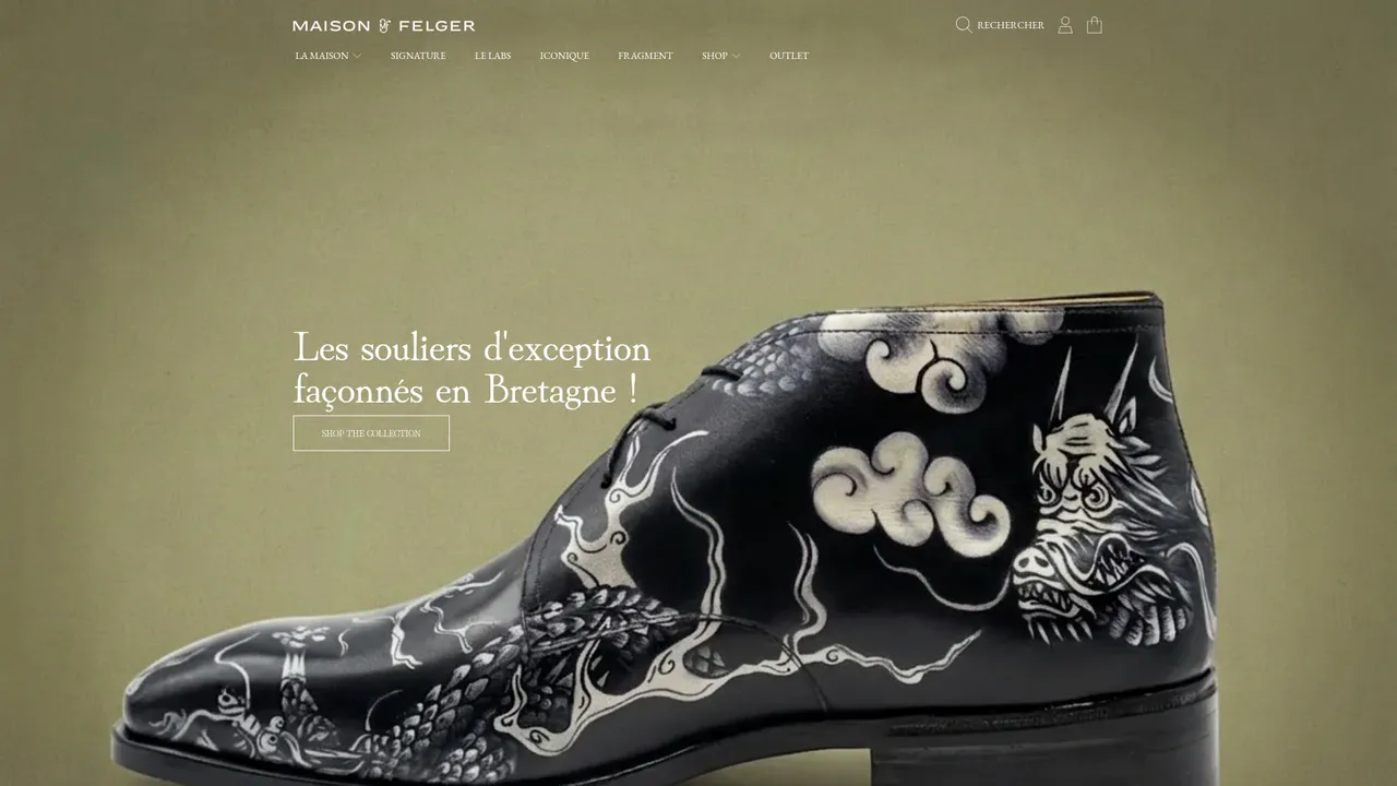 Screenshot de Maison Felger - La boutique
