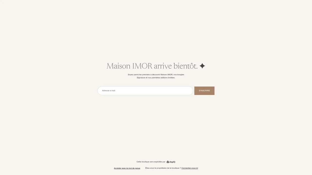 Aperçu du site Maison IMOR