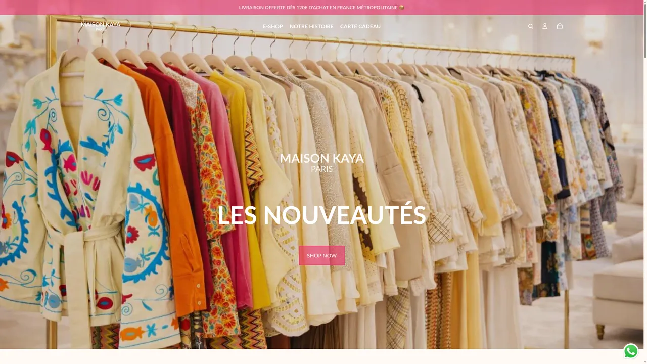 Aperçu du site Maison Kaya