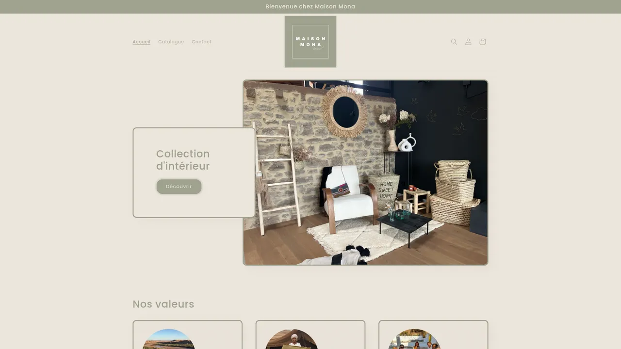 Screenshot de MAISON MONA