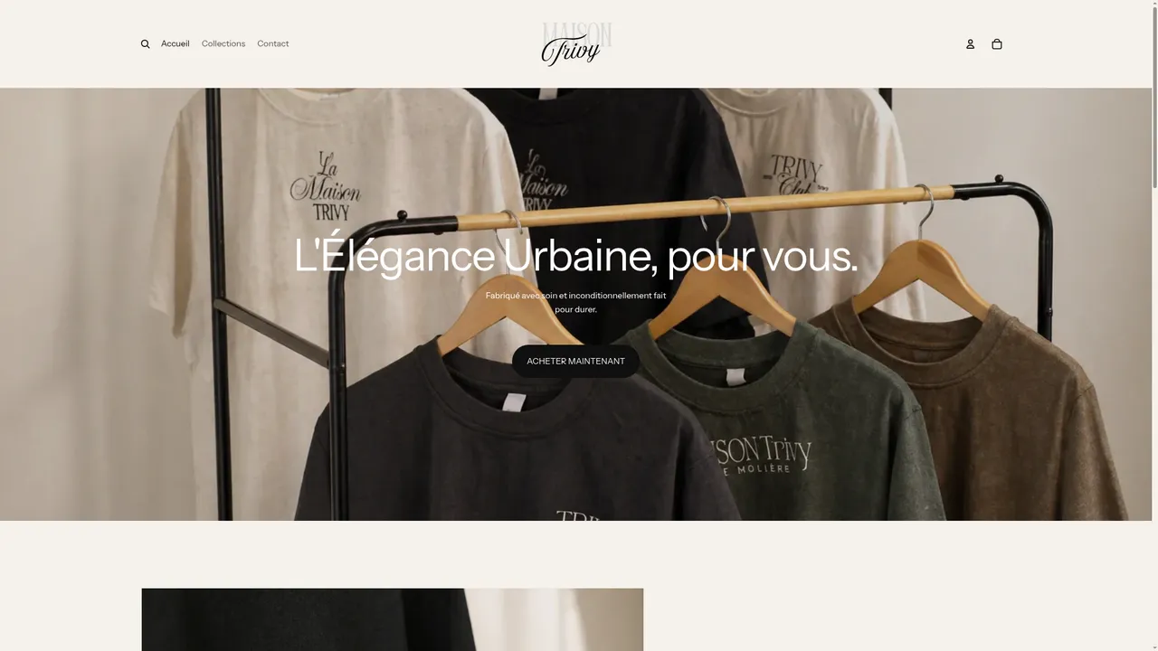 Screenshot de MAISON Trivy