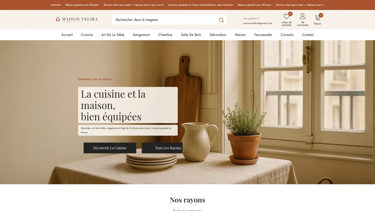 Screenshot de MAISON VELIRA