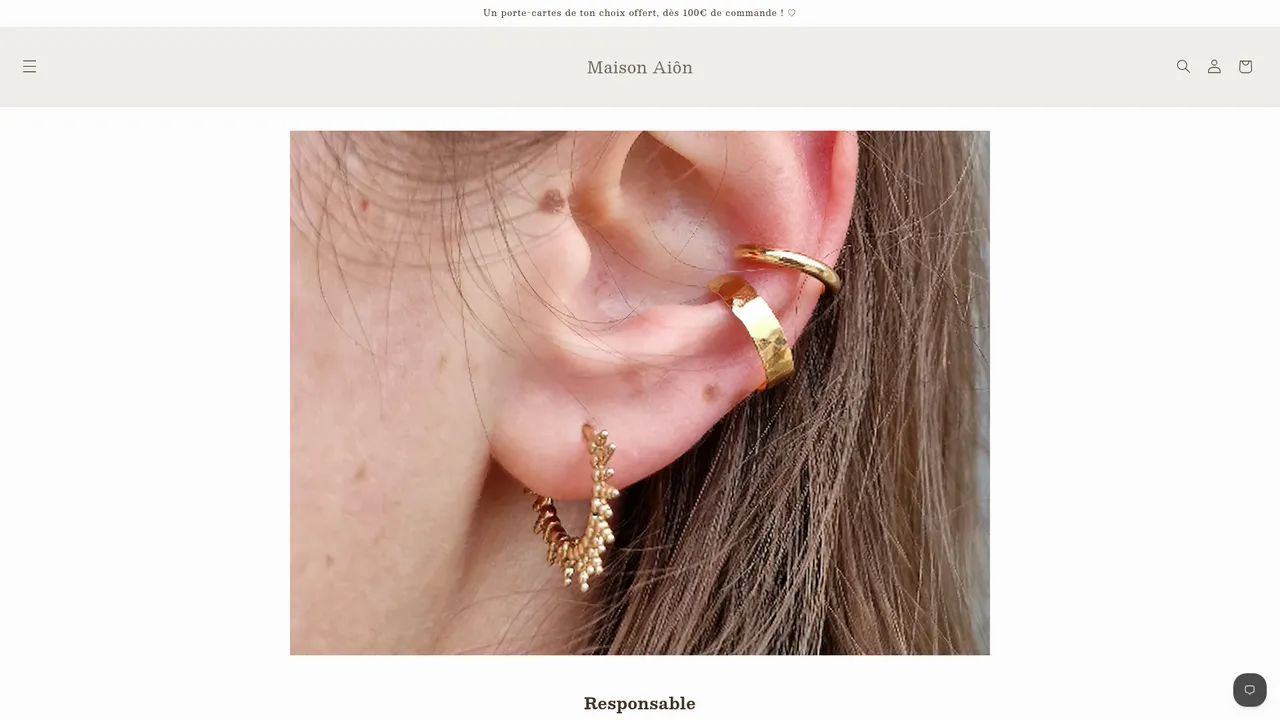 Aperçu du site maisonaion.fr
