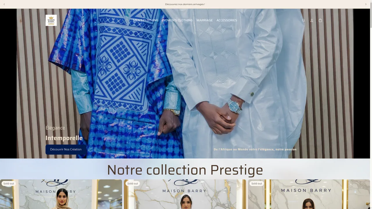 Screenshot de MaisonBarry