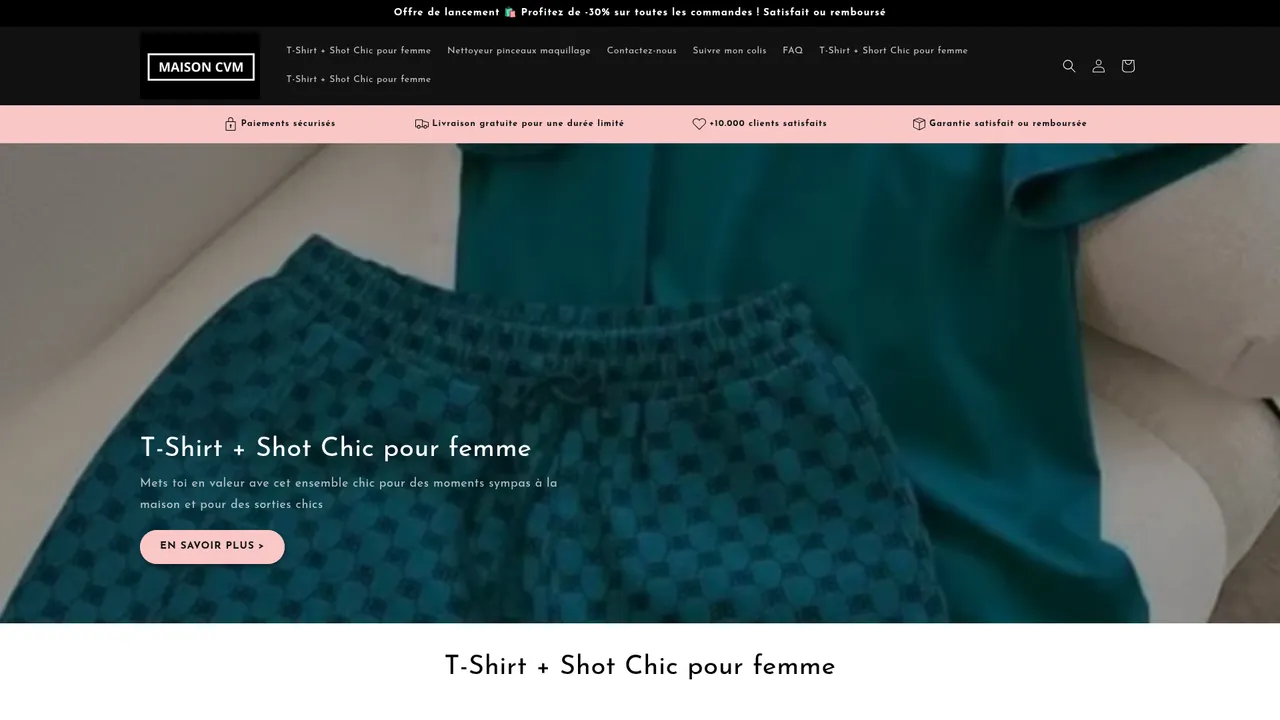 Aperçu du site maisoncvm.com