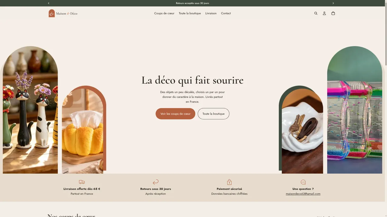 Aperçu du site maisondecora.store