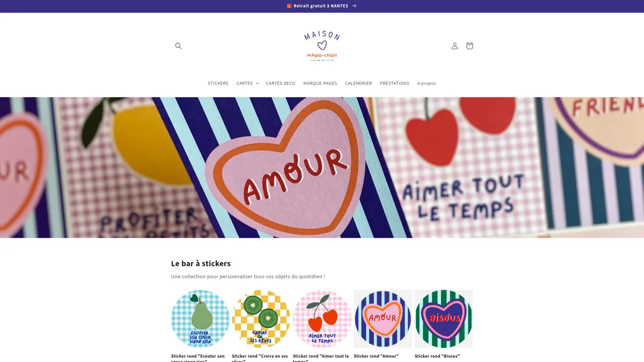 Screenshot de maisonmapachali.com