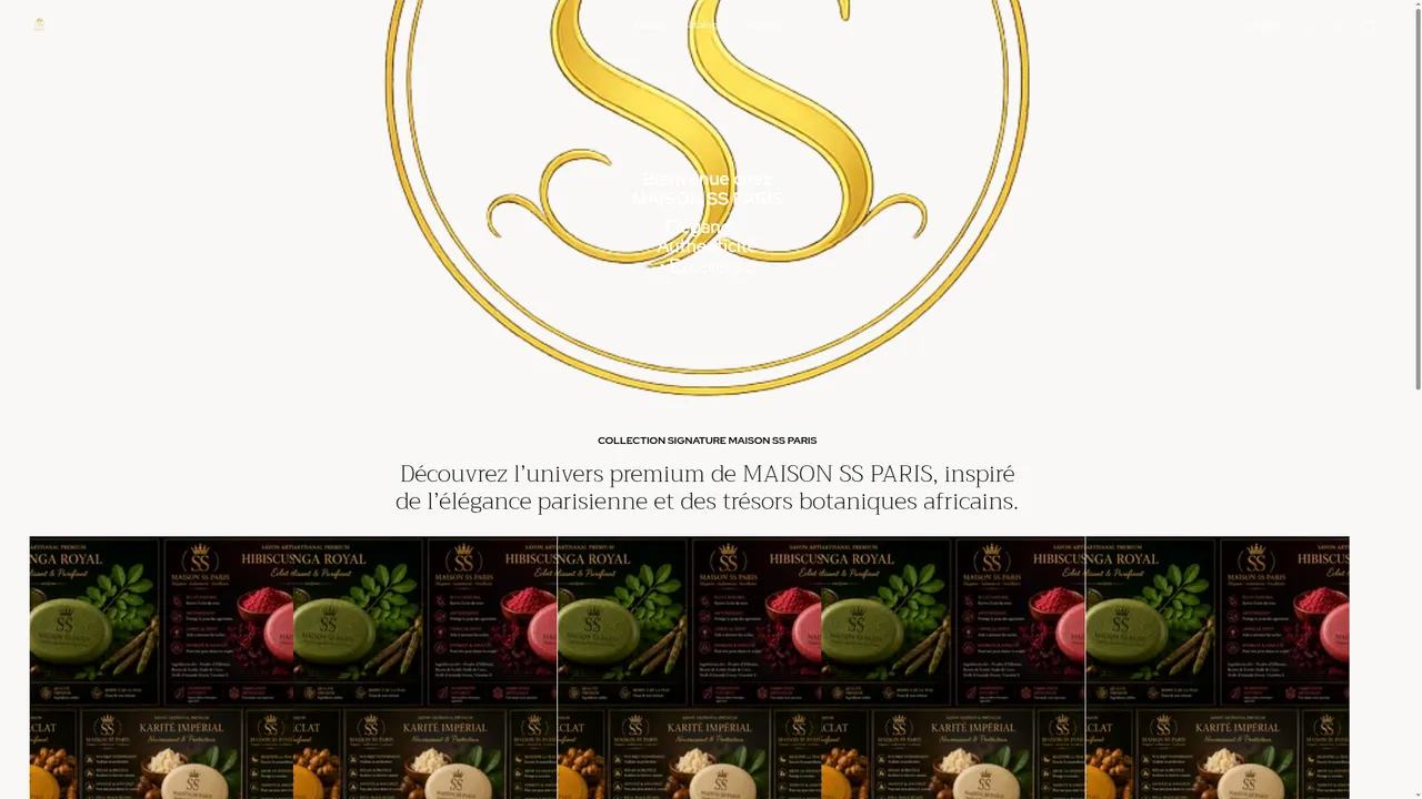 Screenshot de maisonssparis.fr