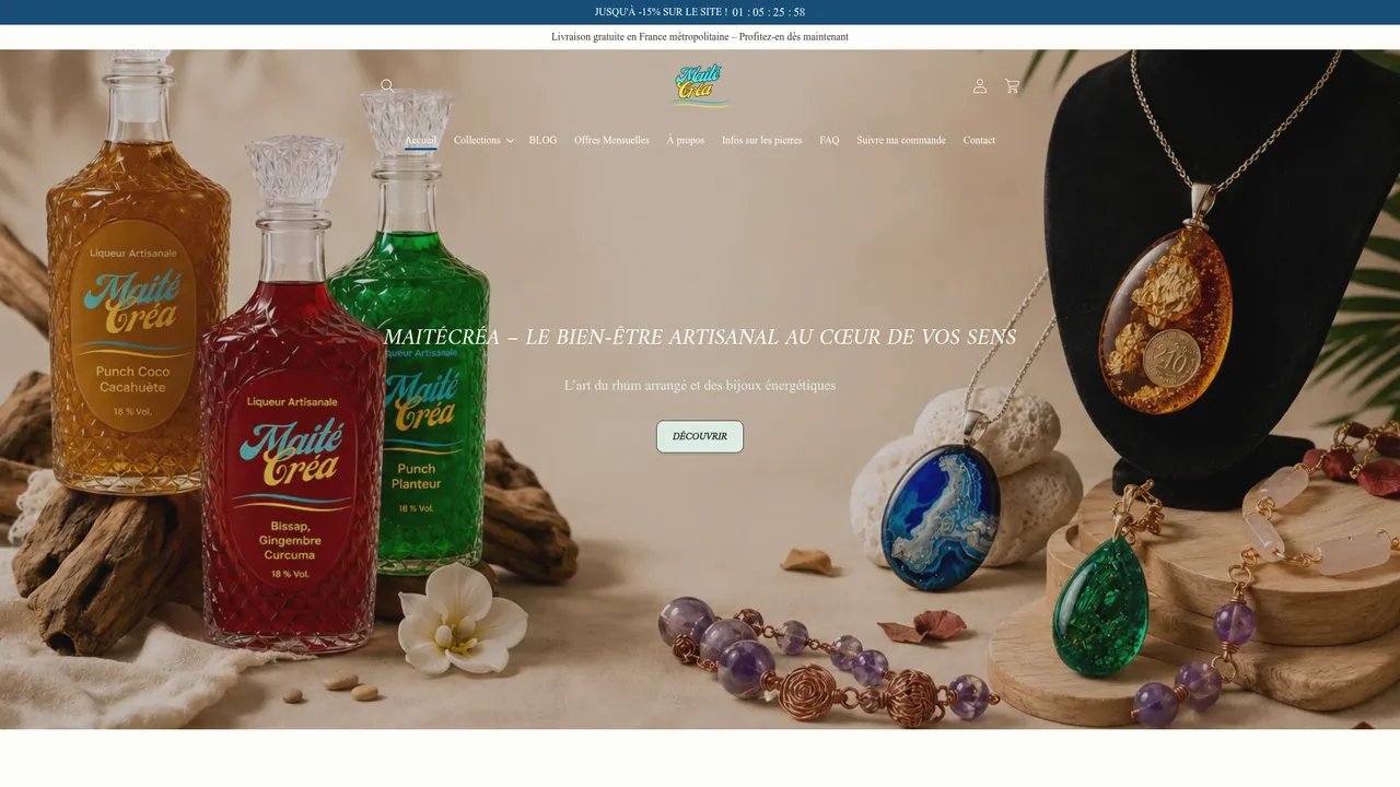 Aperçu du site MaitéCréa™