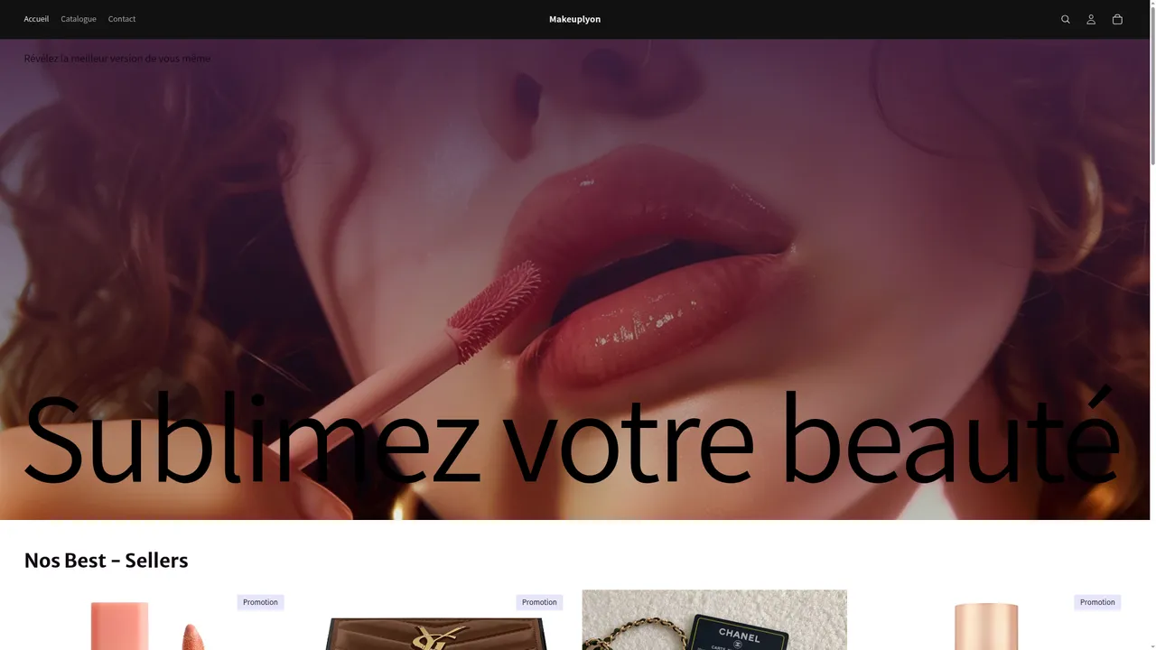 Screenshot de Makeuplyon