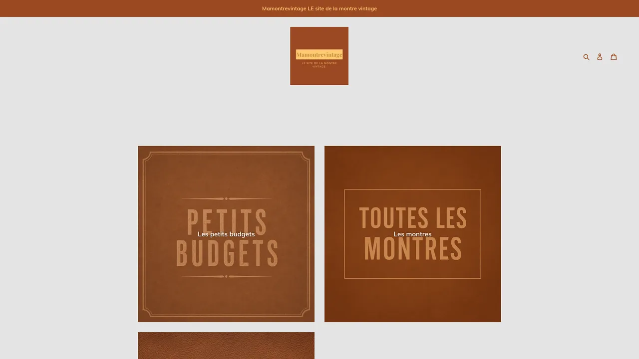 Screenshot de mamontrevintage.com