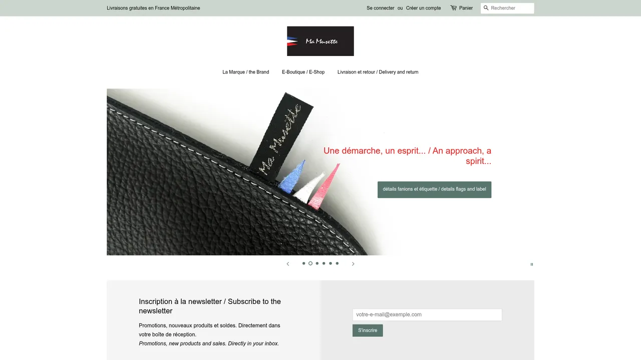 Screenshot de mamusette.net