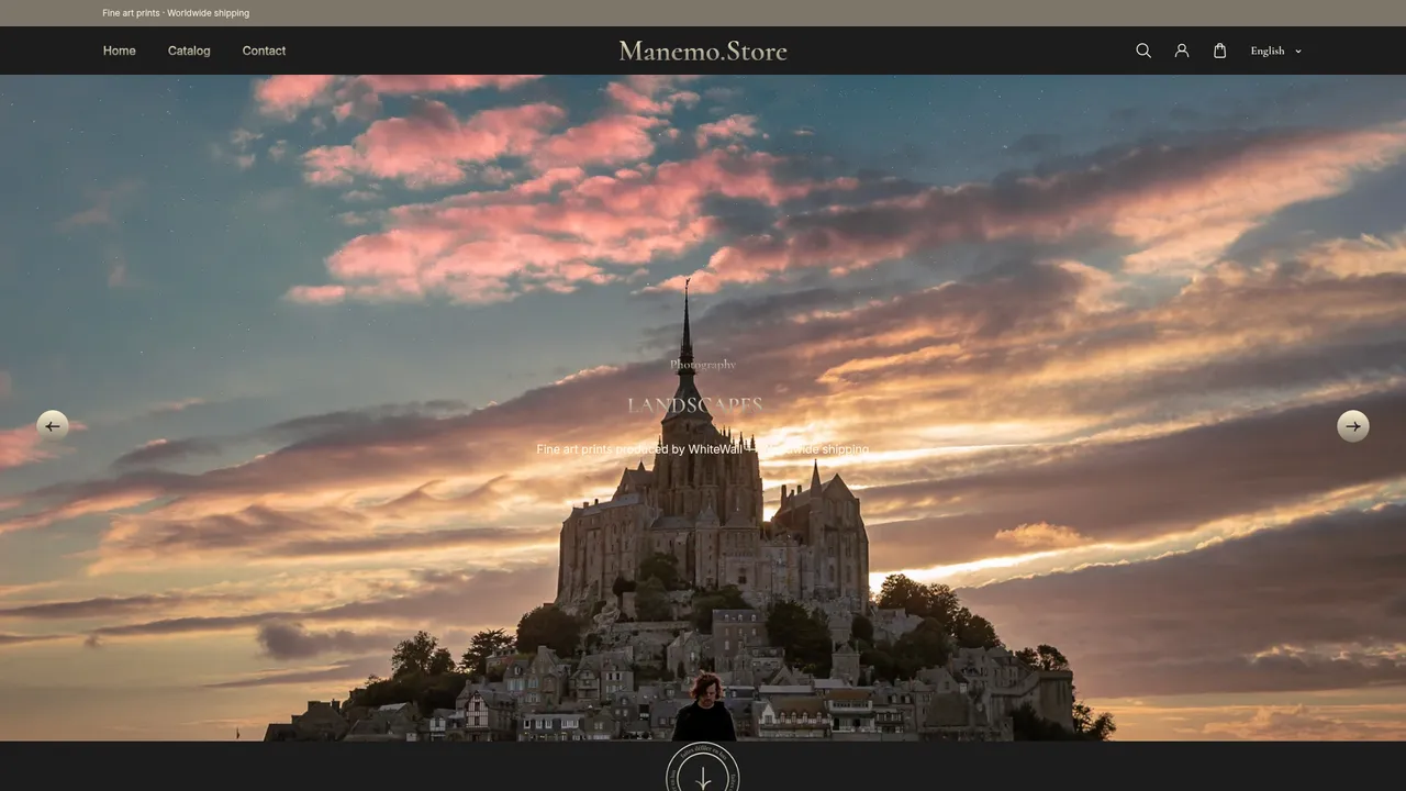 Aperçu du site manemo.store