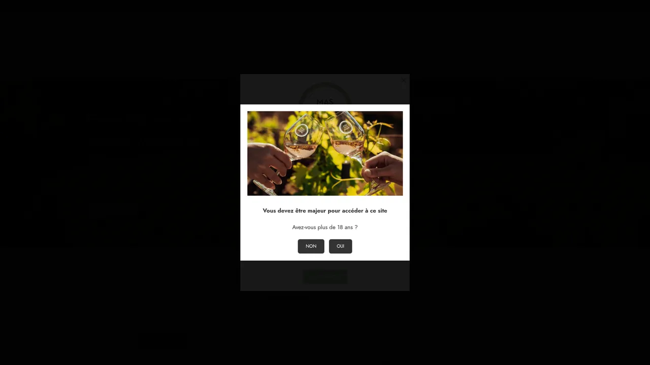 Screenshot de masdeladame.com