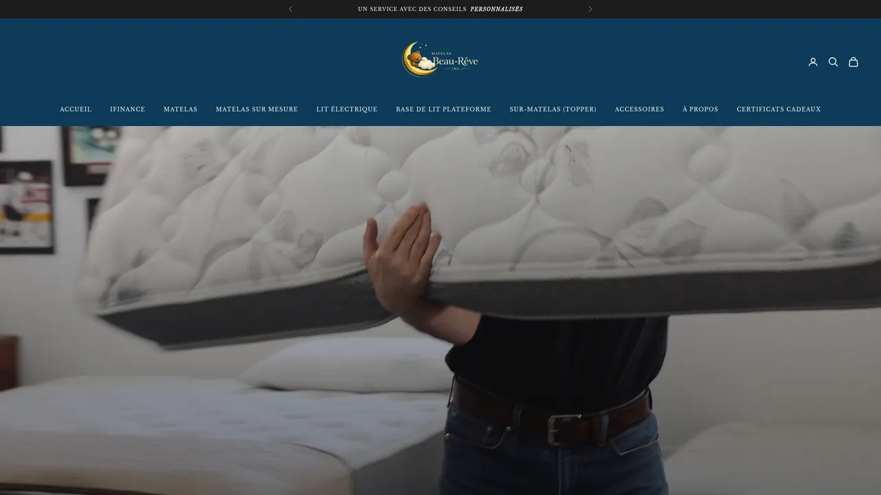 Screenshot de Matelas Beau-Rêve