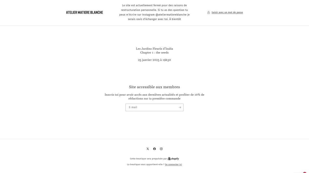Screenshot de matiere blanche