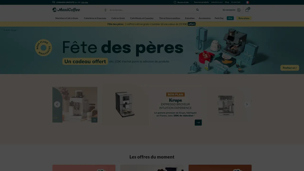 Screenshot de MaxiCoffee