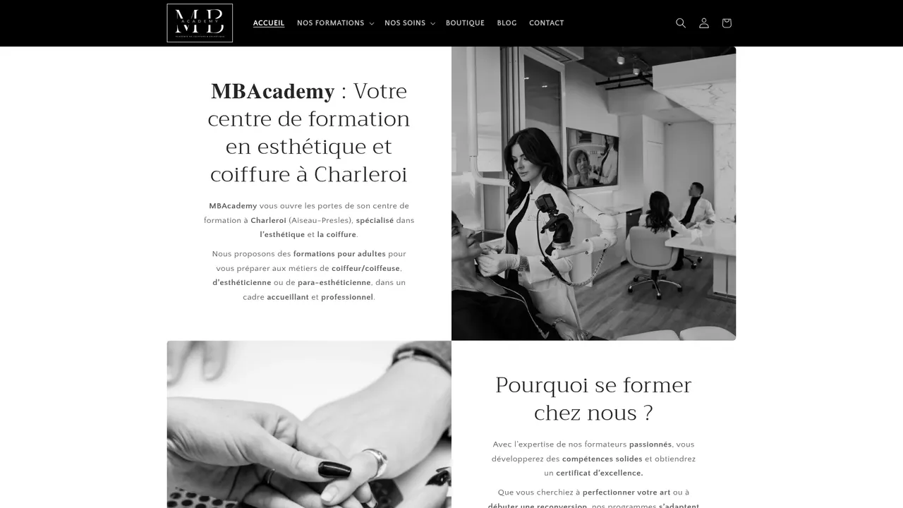 Screenshot de MBAcademy