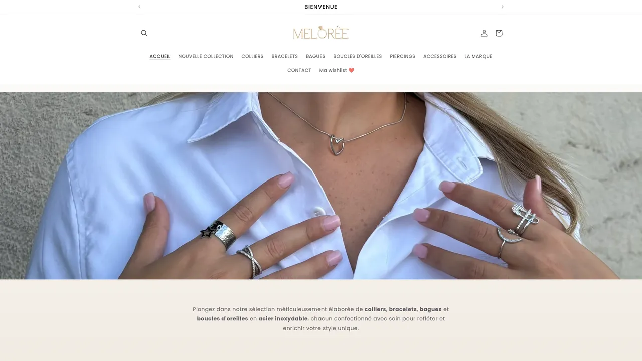 Aperçu du site Melorée
