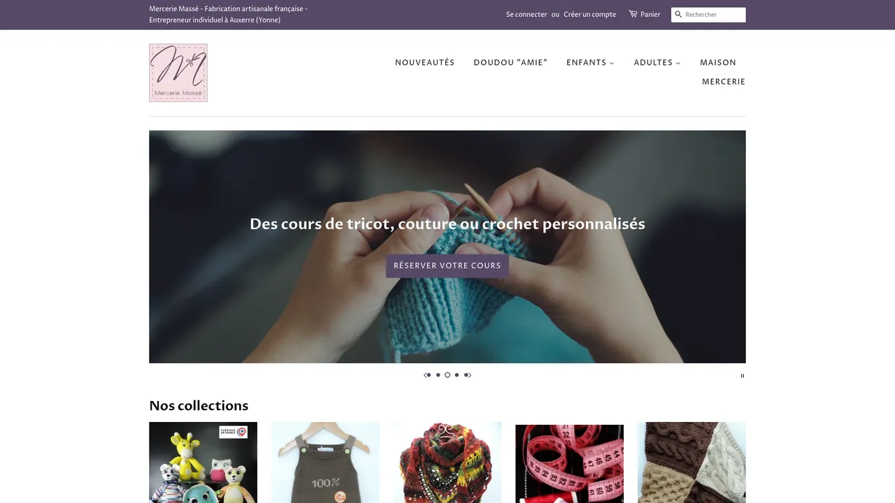 Screenshot de Mercerie Massé