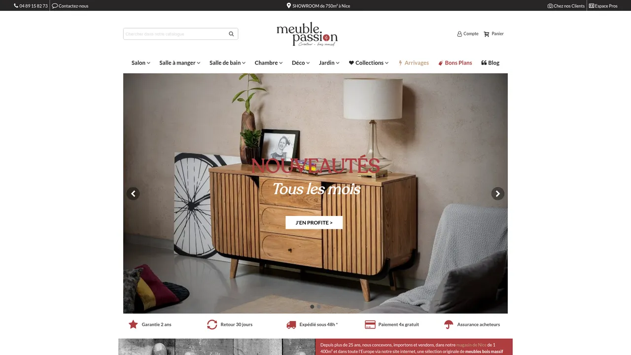 Screenshot de meuble-passion.com