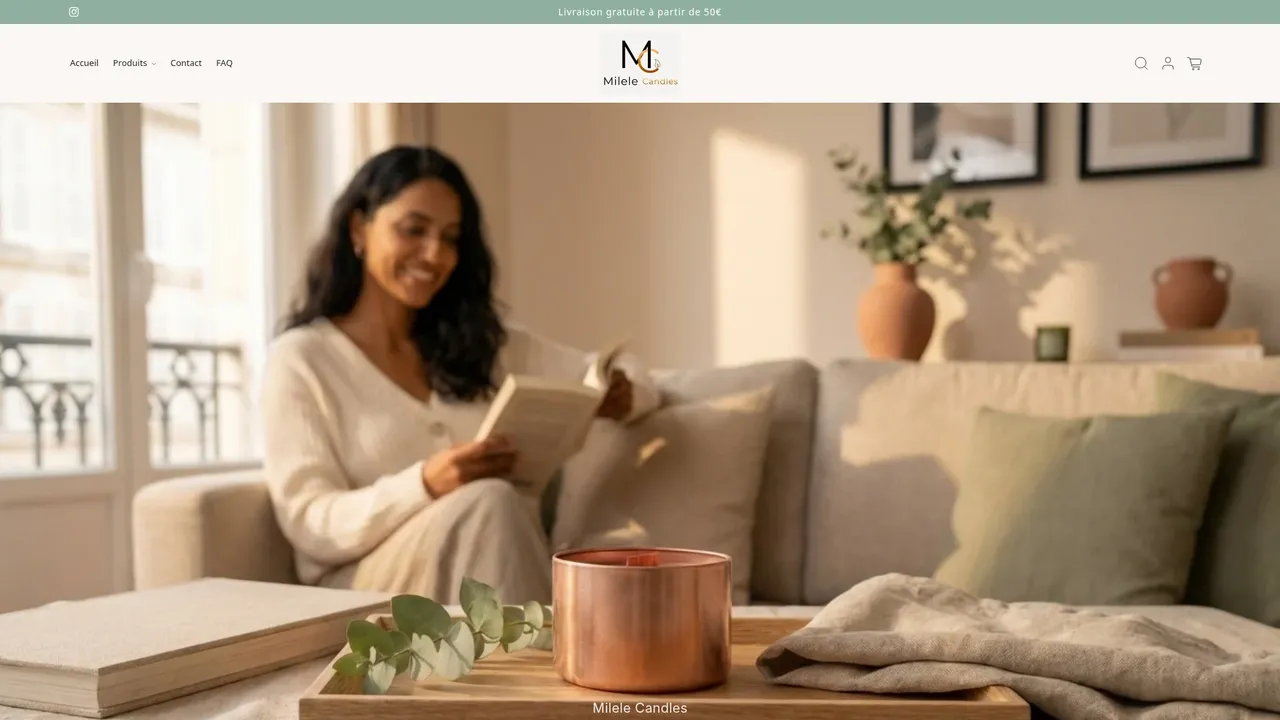 Screenshot de Milele Candles