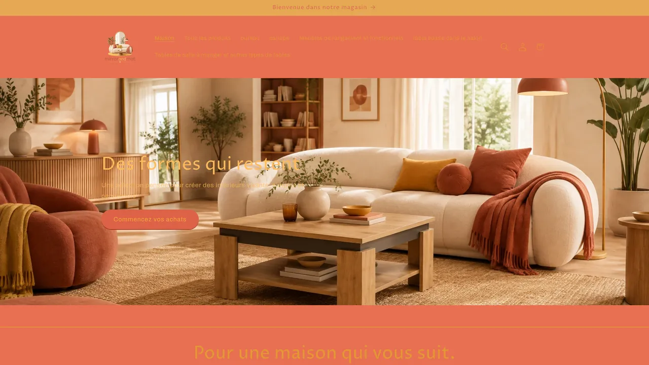 Aperçu du site mirrorandmat