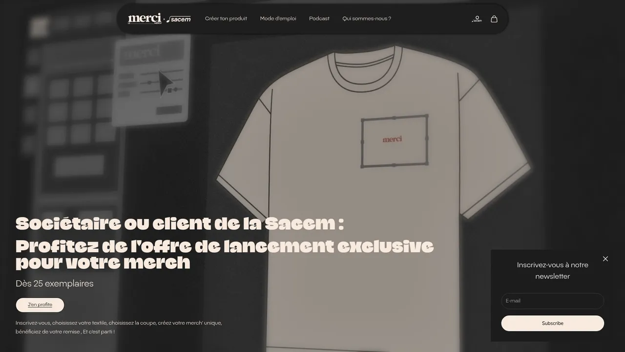 Aperçu du site MLM