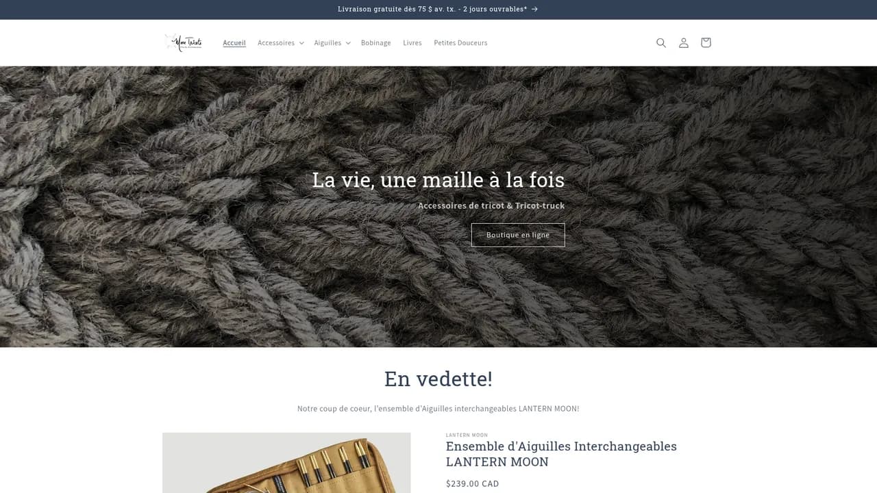 Screenshot de Mme Tricote