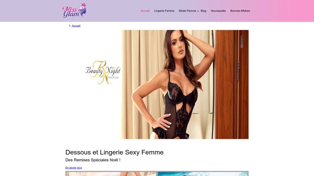 Screenshot de Mode et Lingerie Sexy pour Séduire