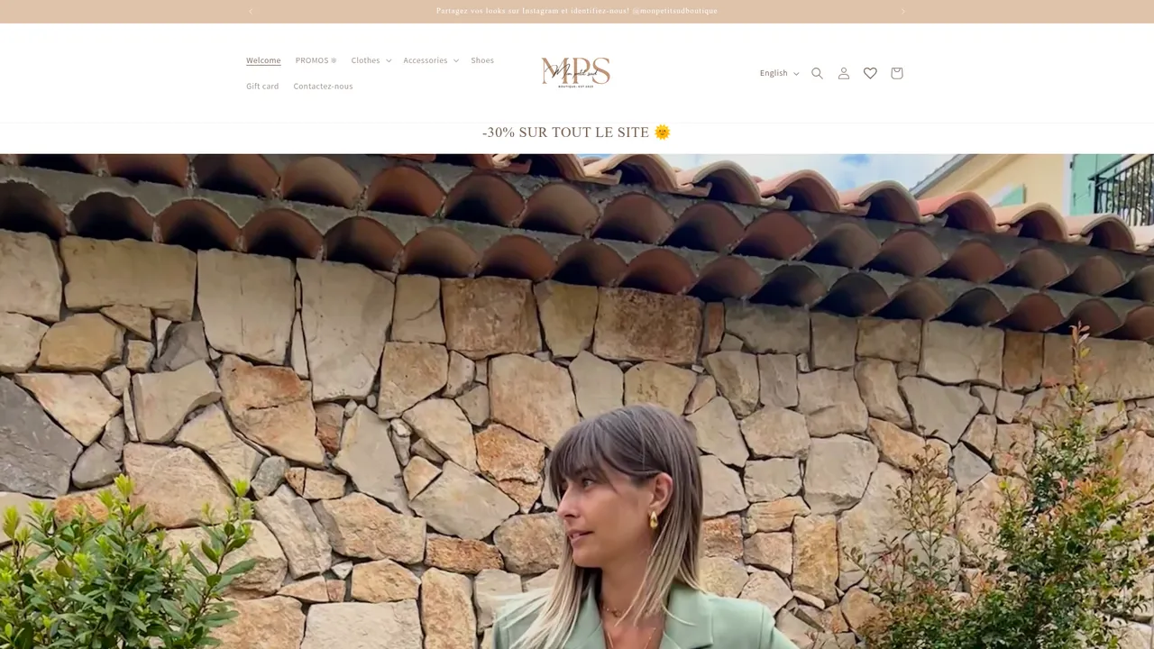Screenshot de Mon petit sud boutique