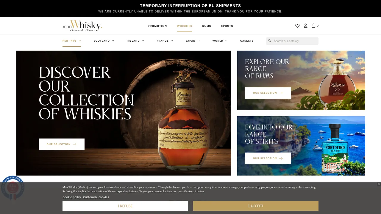 Screenshot de Mon Whisky