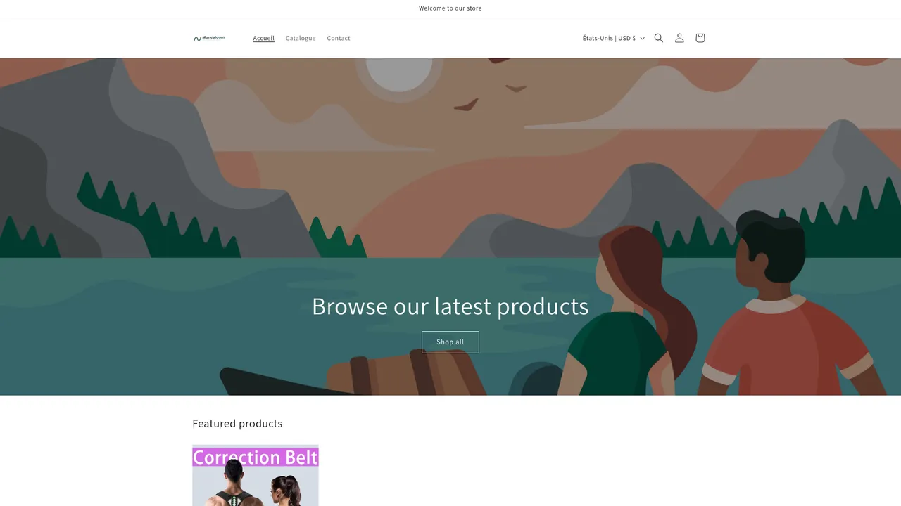 Aperçu du site Monea Loom