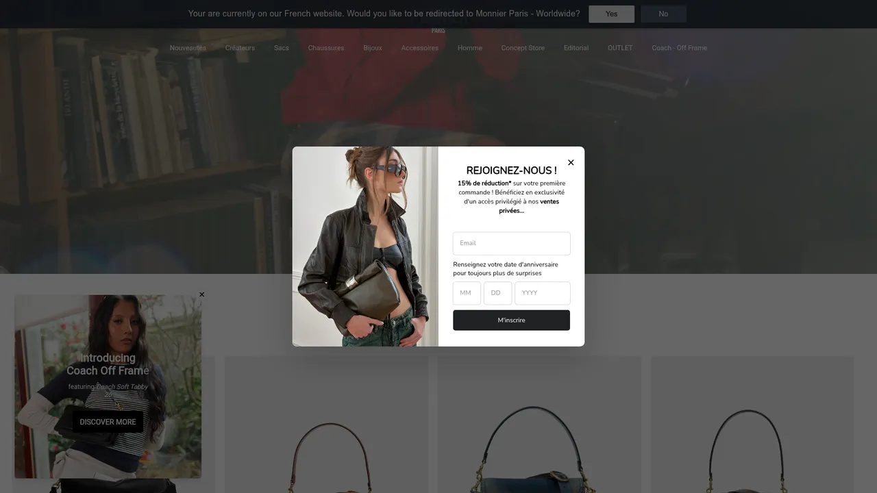 Screenshot de Monnier Paris