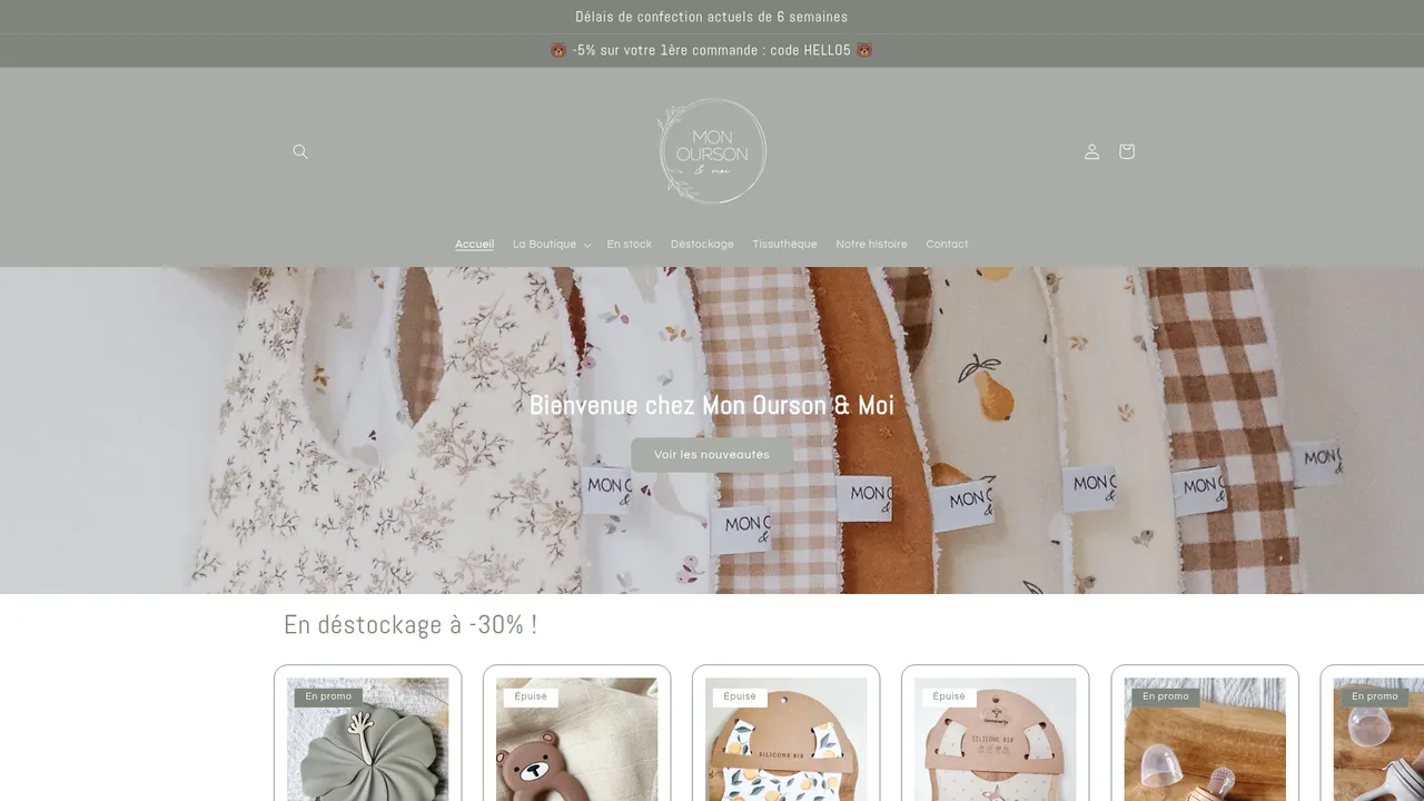 Screenshot de monoursonetmoi.com