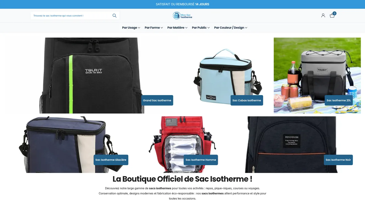 Screenshot de monsacisotherme.fr