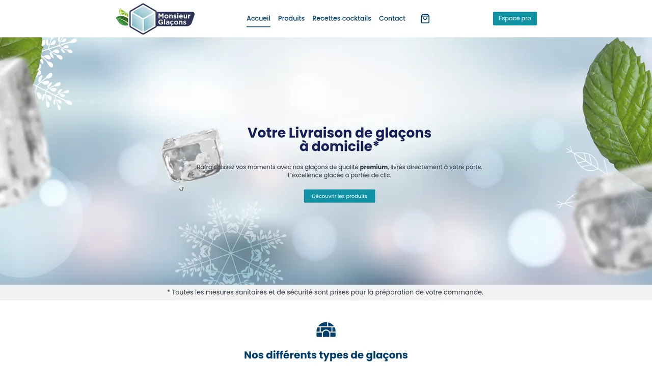 Screenshot de Monsieur Glaçons