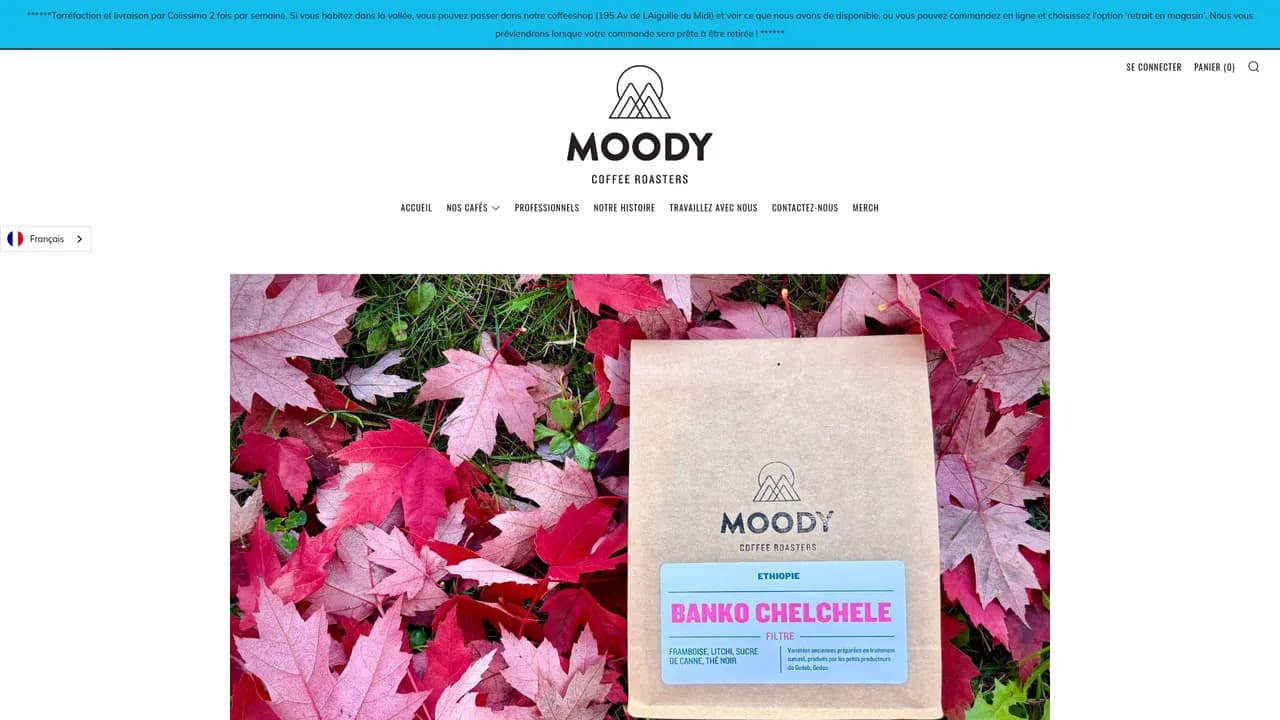 Screenshot de Moody Coffee Roasters Chamonix
