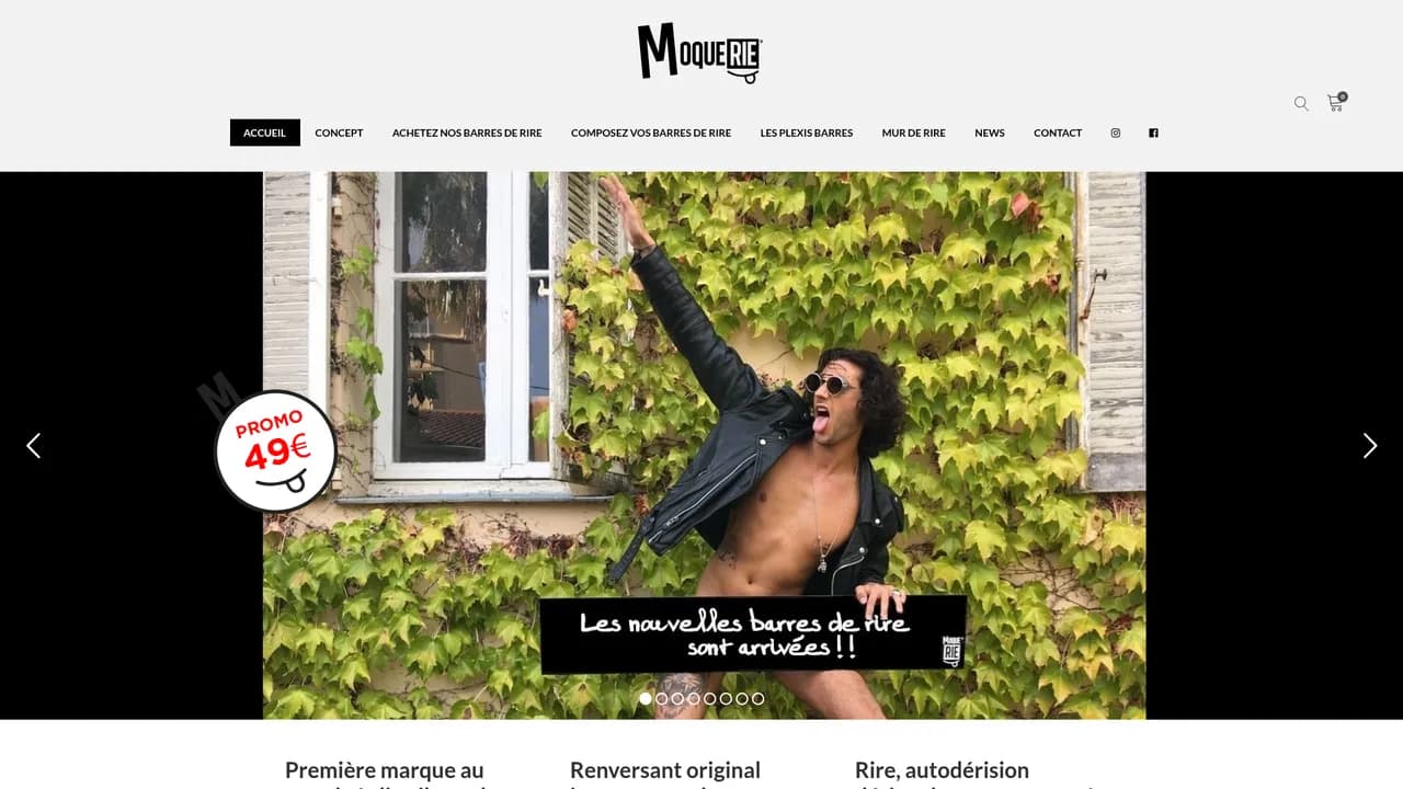 Screenshot de moquerie.com