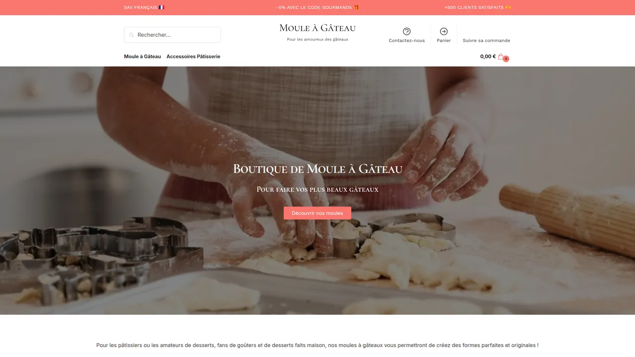 Screenshot de Moule à gâteaux