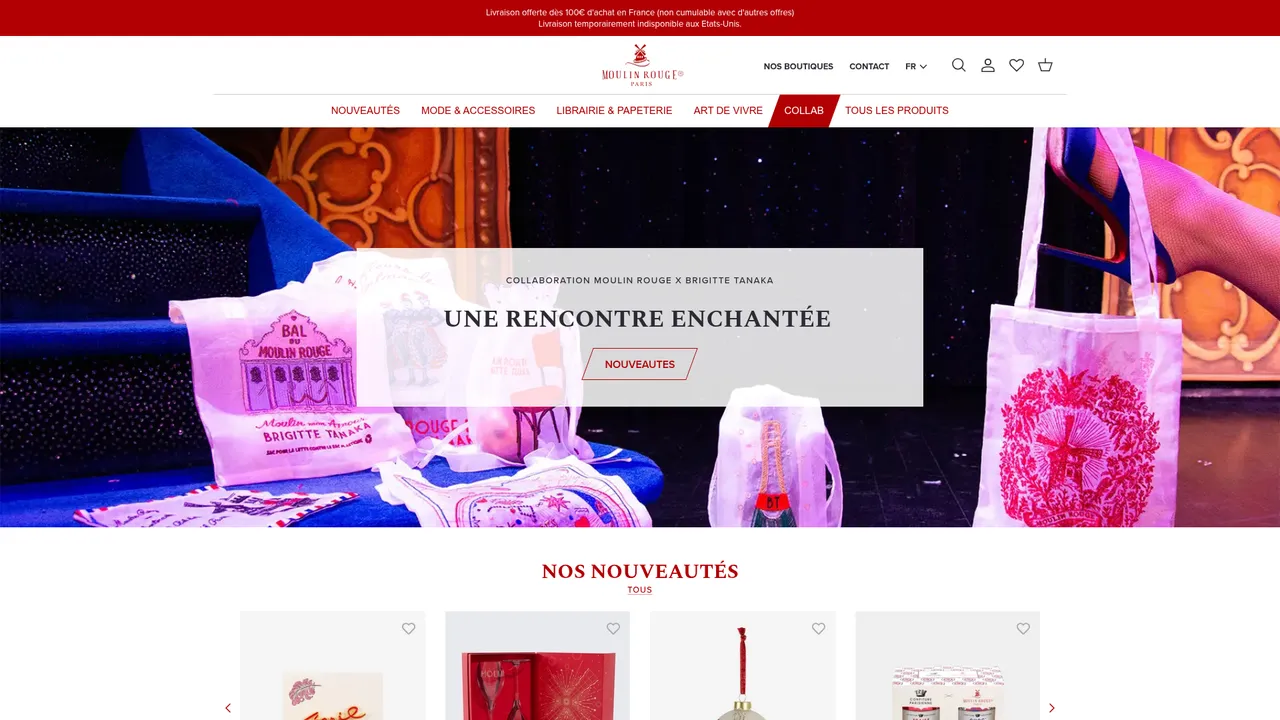 Aperçu du site Moulin Rouge