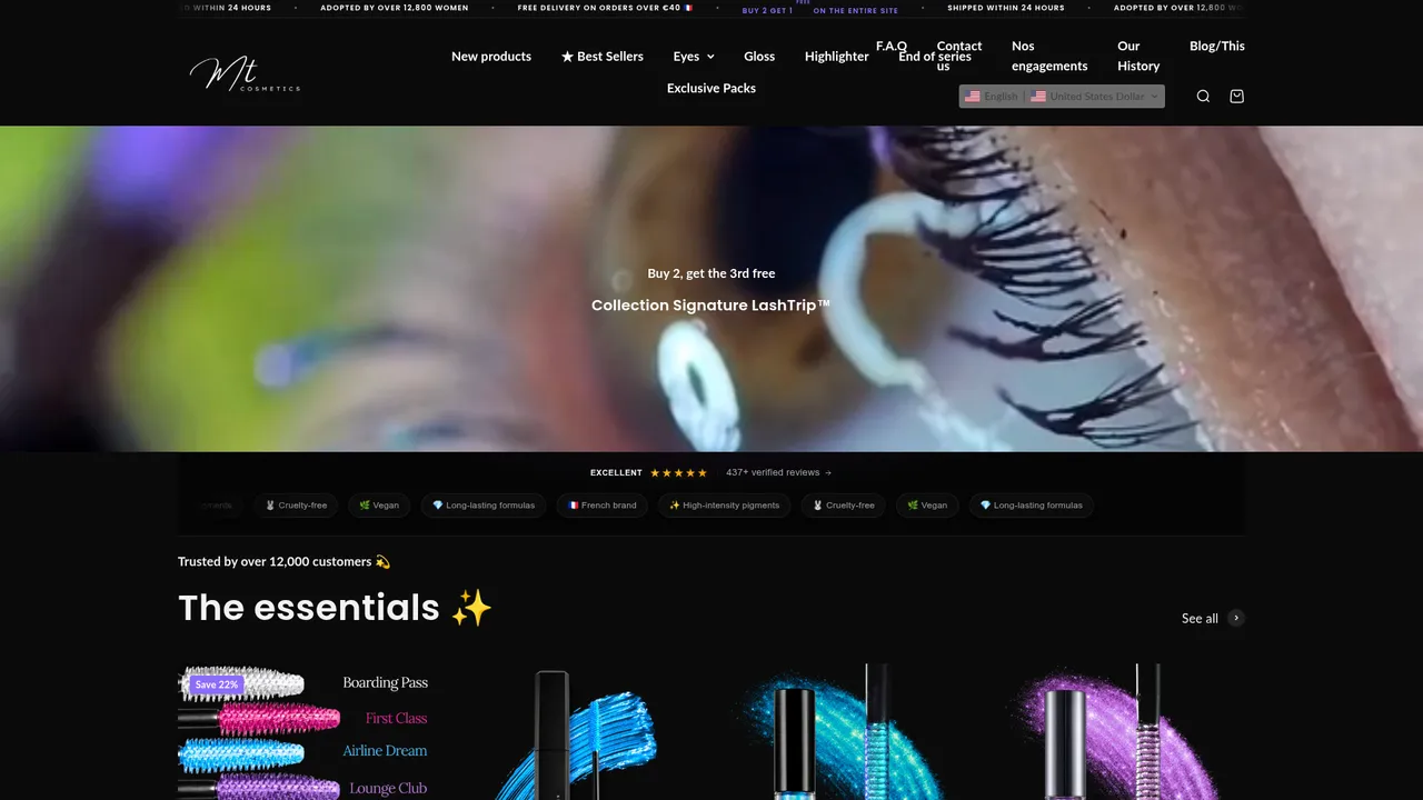 Screenshot de MTCosmetics