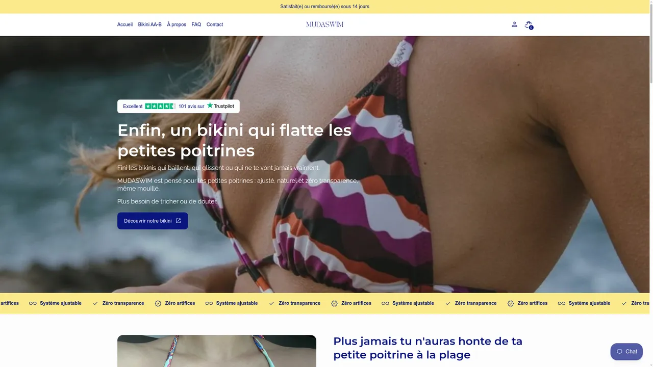 Aperçu du site MUDASWIM