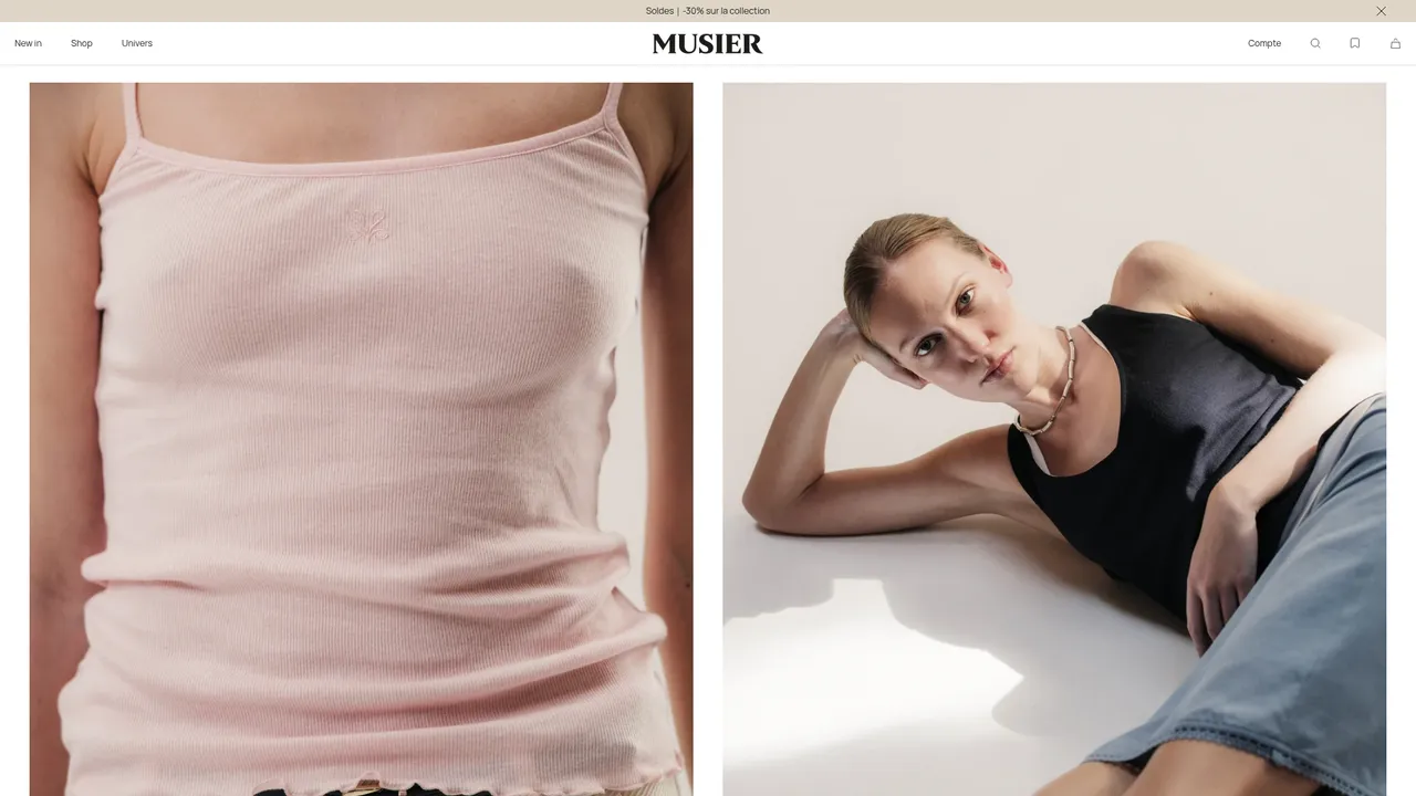 Screenshot de musier.com