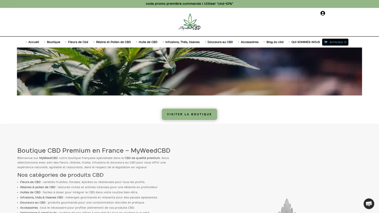 Screenshot de My weed CBD