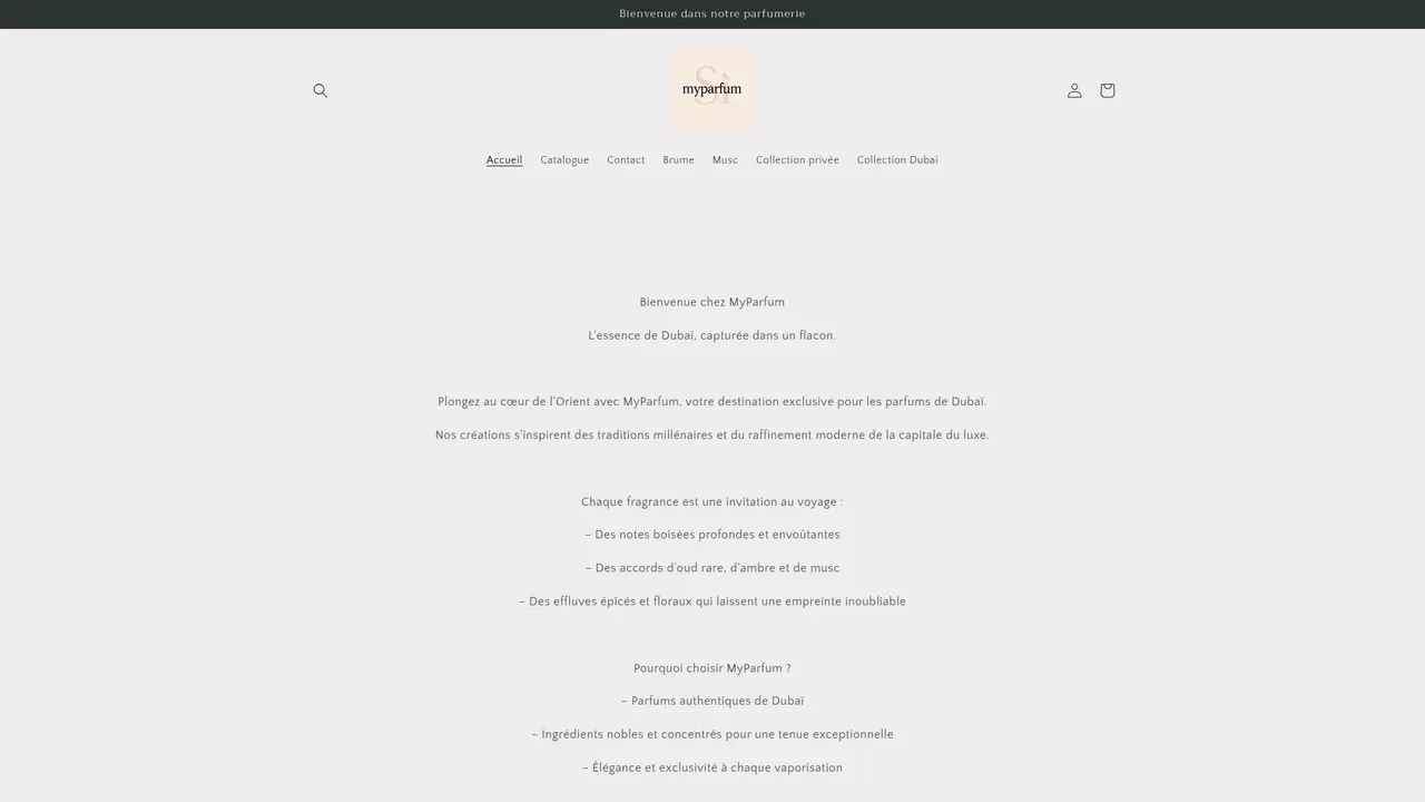 Screenshot de Myparfum