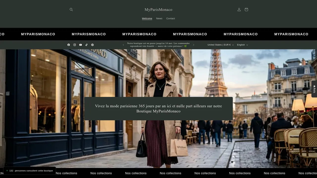 Screenshot de myparismonaco.com