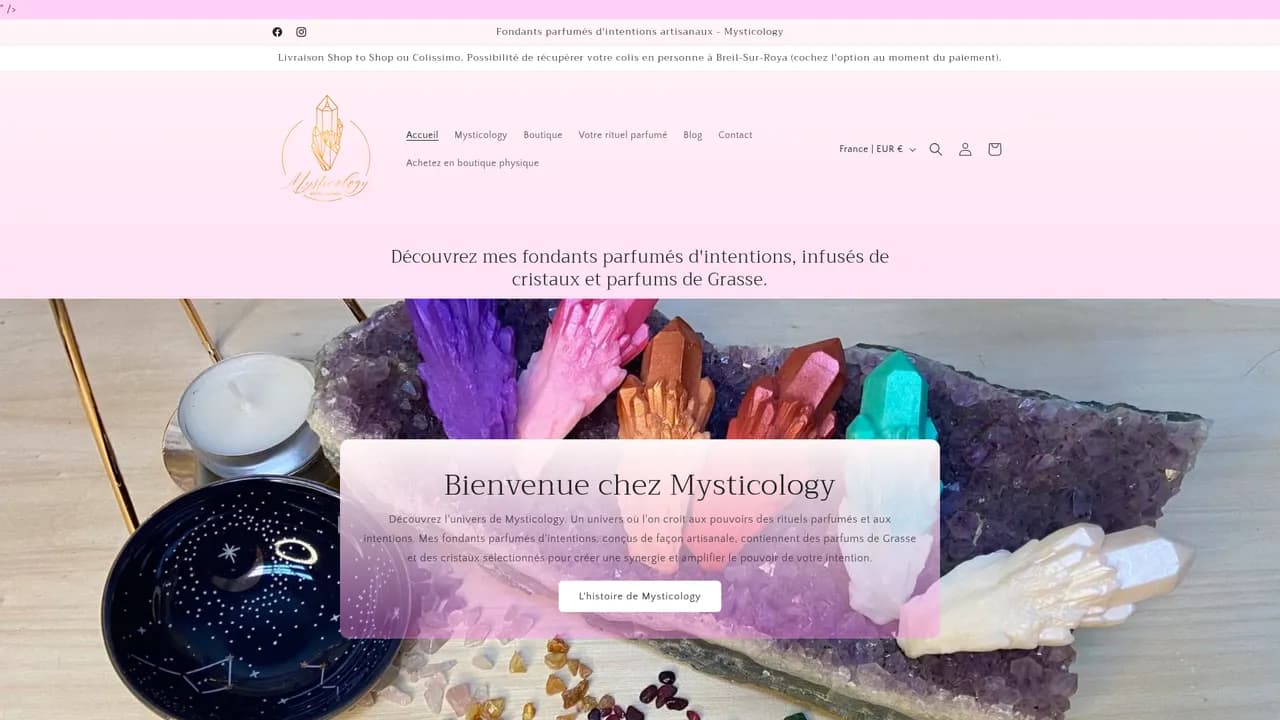 Screenshot de mysticology.net