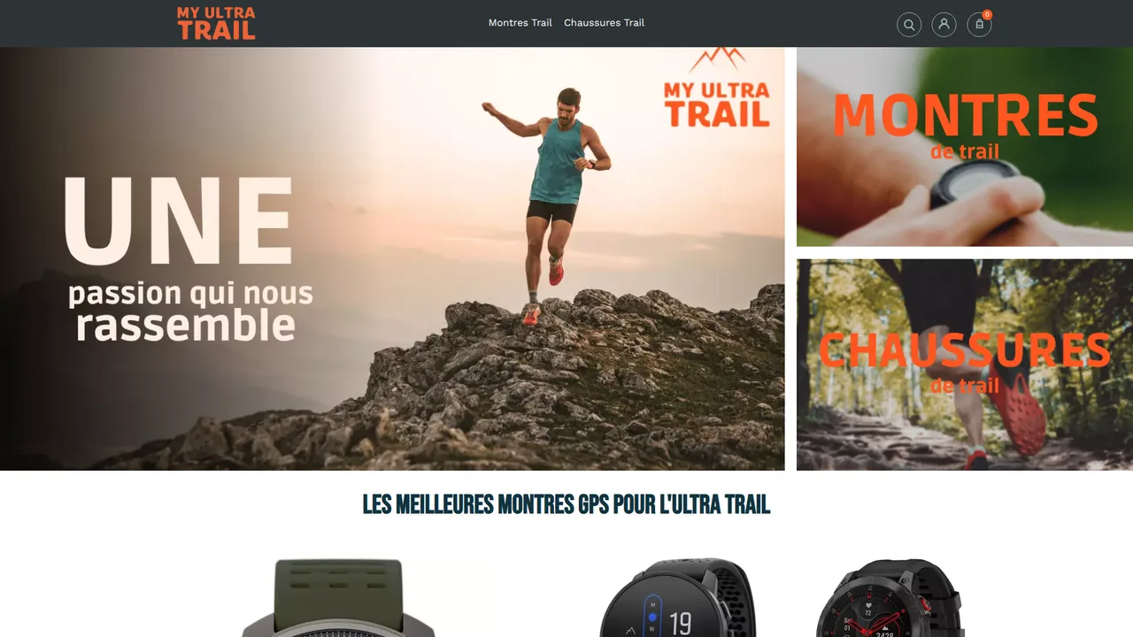 Screenshot de MyUltraTrail.fr